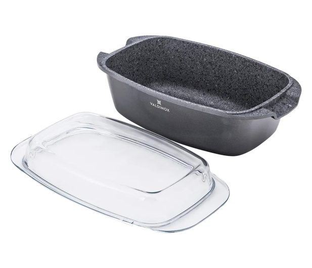 Altom Valdinox Grand brytfanna 32x21cm prostokątna z pokrywą żaro - 1580514 - zdjęcie